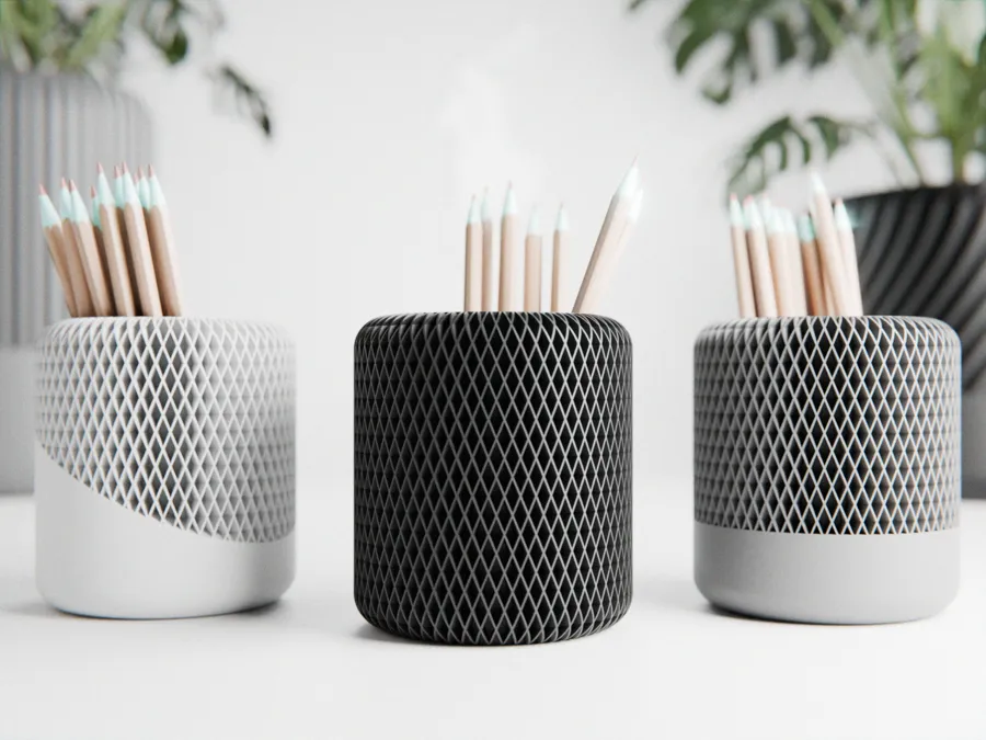 Modern Japandi Pencil Holder (3 versions)