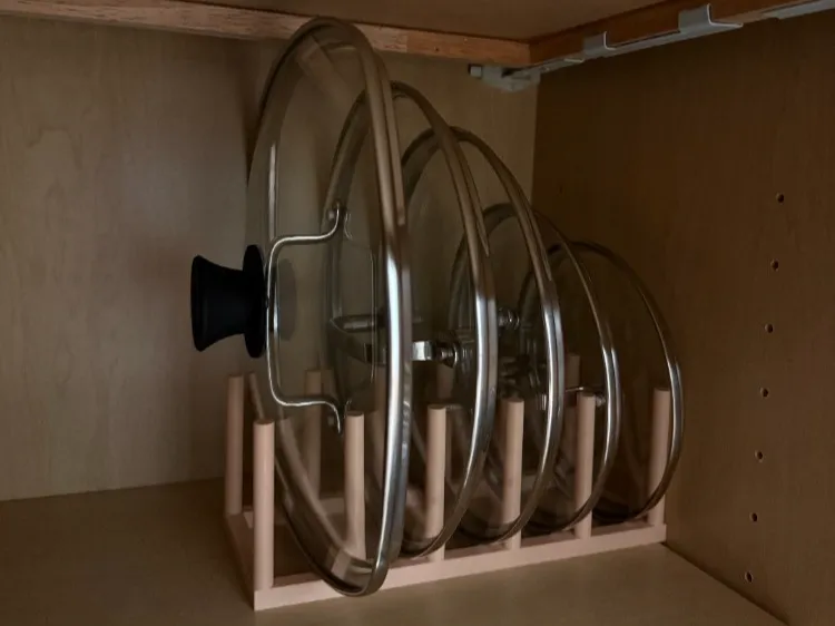 Pots and Pans Lid Rack