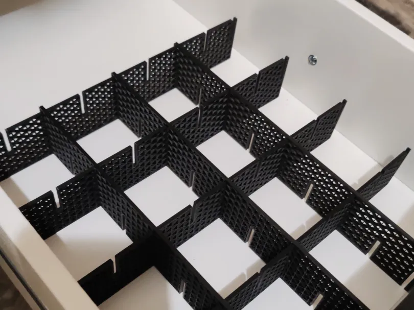 Divisori cassetti modulabili