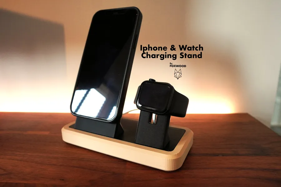 Apple iPhone & Watch Charging Stand - Foxwood