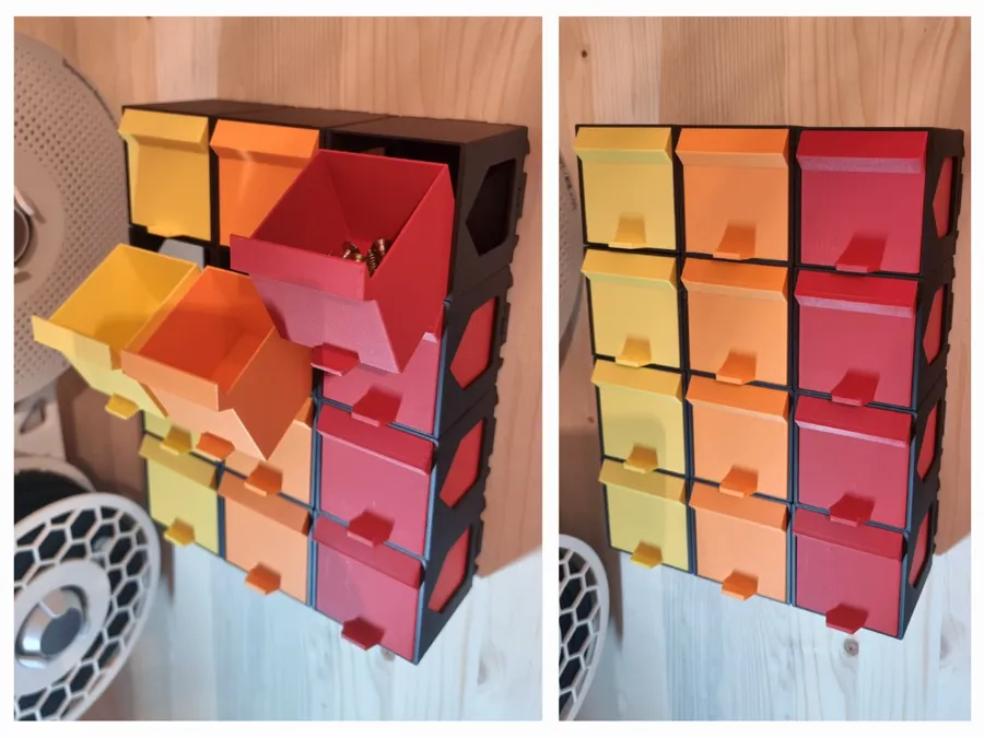 Modular Desk/Workshop 6 cm drawers